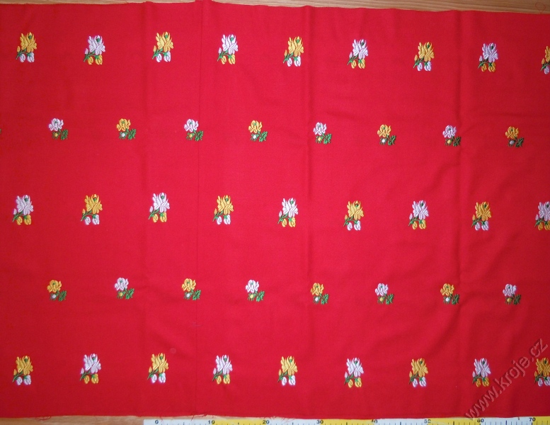 Sukně kyjovská květka - polotovar 57