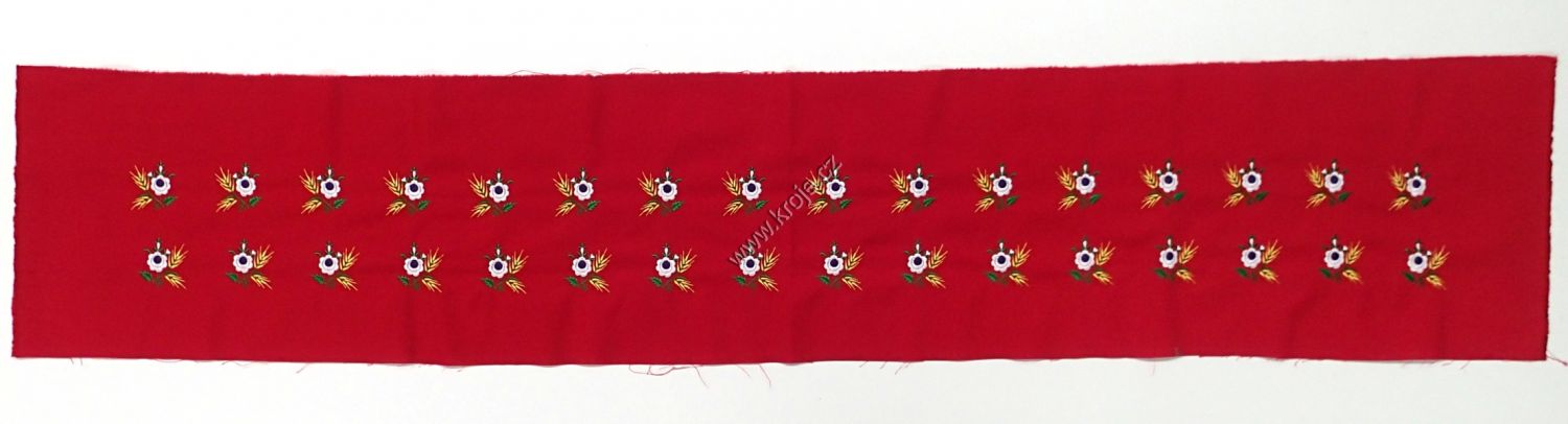 Sukně kyjovská pávka - polotovar 245