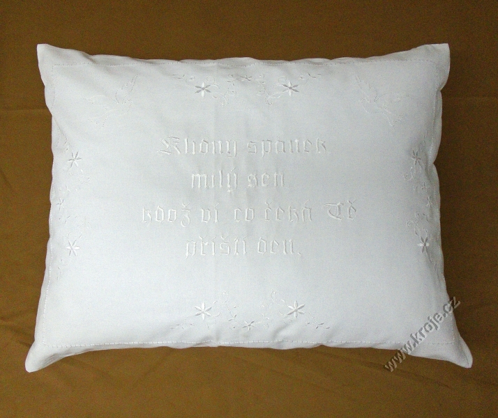 Polštář vyšívaný 010725