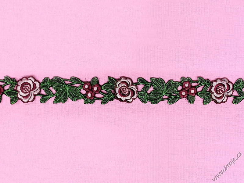 Porta vyšívaná šíře 3,5 cm 026