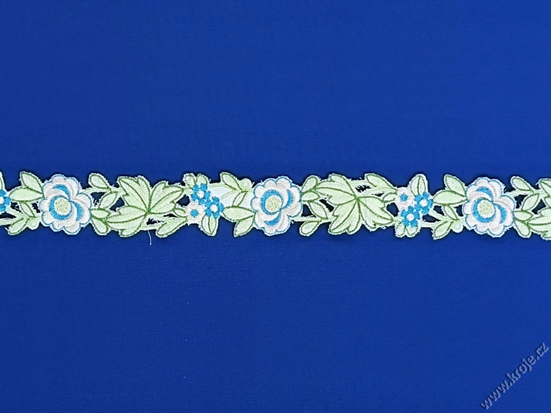 Porta vyšívaná šíře 3,5 cm 028
