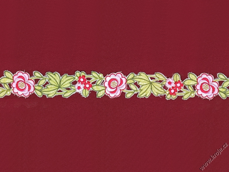 Porta vyšívaná šíře 3,5 cm 032