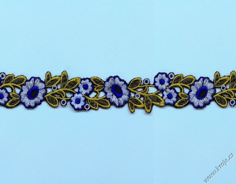 Porta vyšívaná šíře 3,5 cm 056