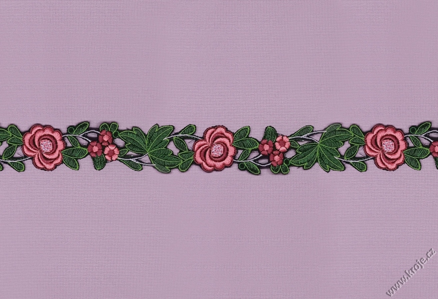Porta vyšívaná šíře 3,5 cm 061