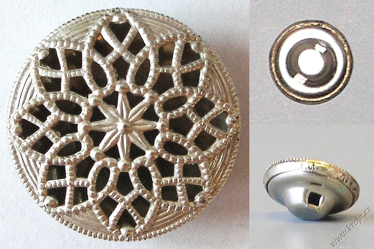 Filigránový knoflík 100
