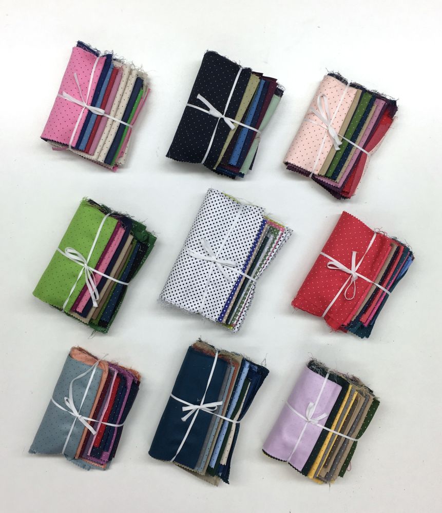 Balíčky - zbytky látek na patchwork 692037