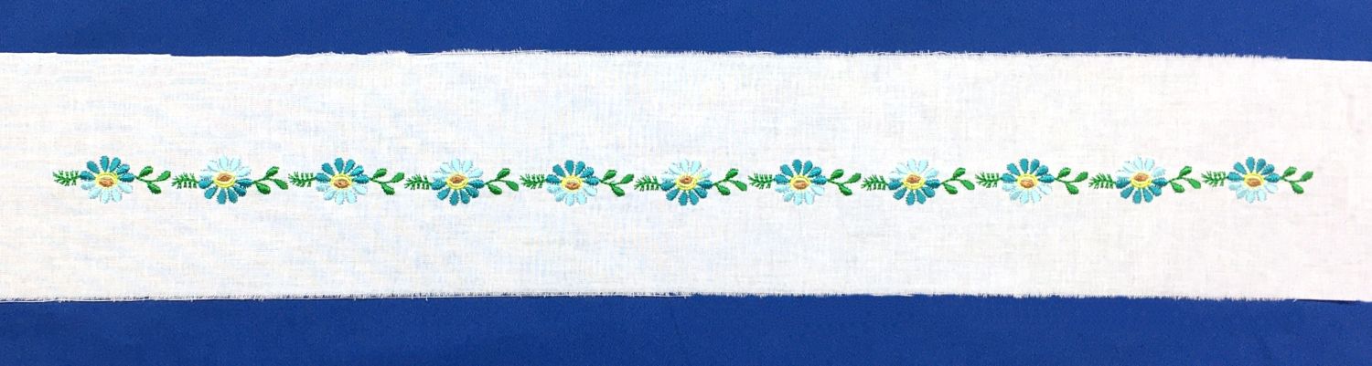 Výšivka na košili - polotovar 580474